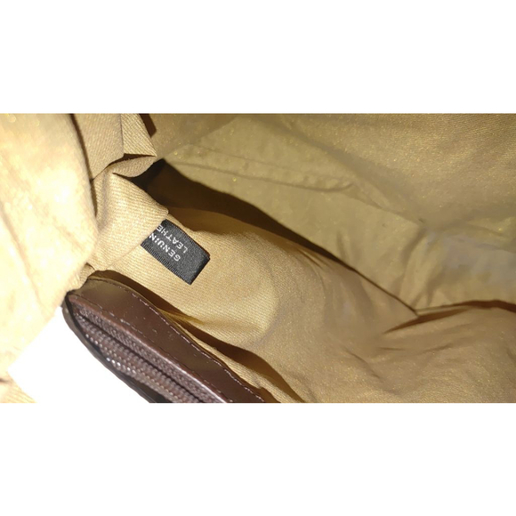 Antonio Melani Zebra Striped Canvas Tote w. Leather Trim - Picture 13 of 13